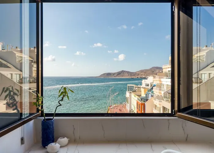 公寓 Breeze Sea View Canteras 大加那利岛拉斯帕尔马斯